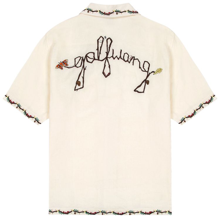 GOLF WANG Autumn Linen Button Up Cream