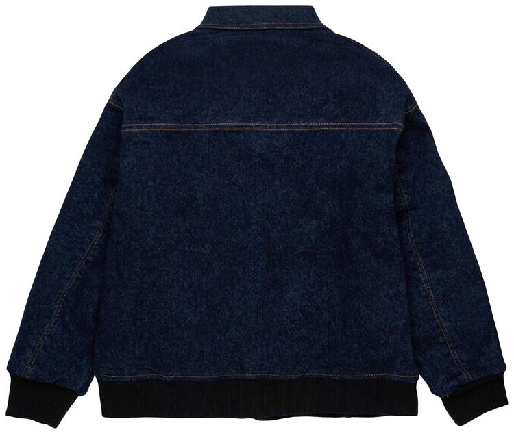 Marni Kids Marble Wash Overdyed Jacket Denim