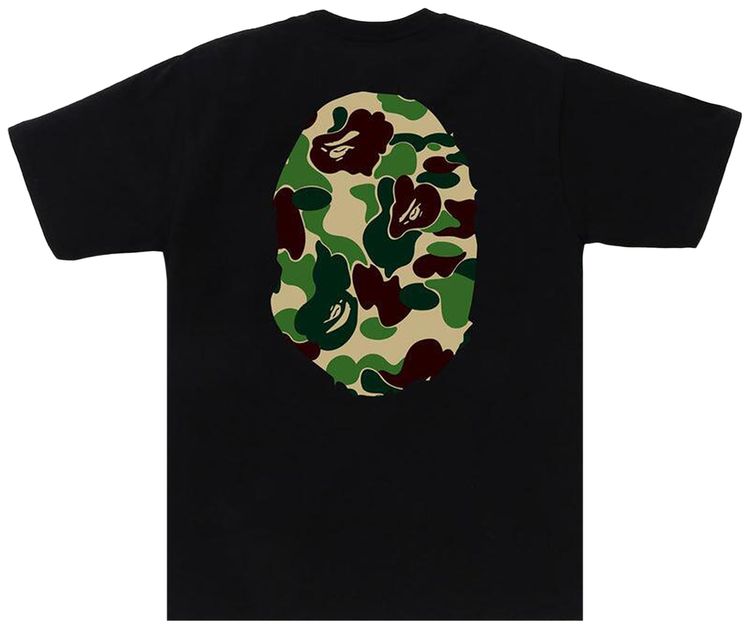 BAPE ABC Camo Big Ape Head Tee BlackGreen