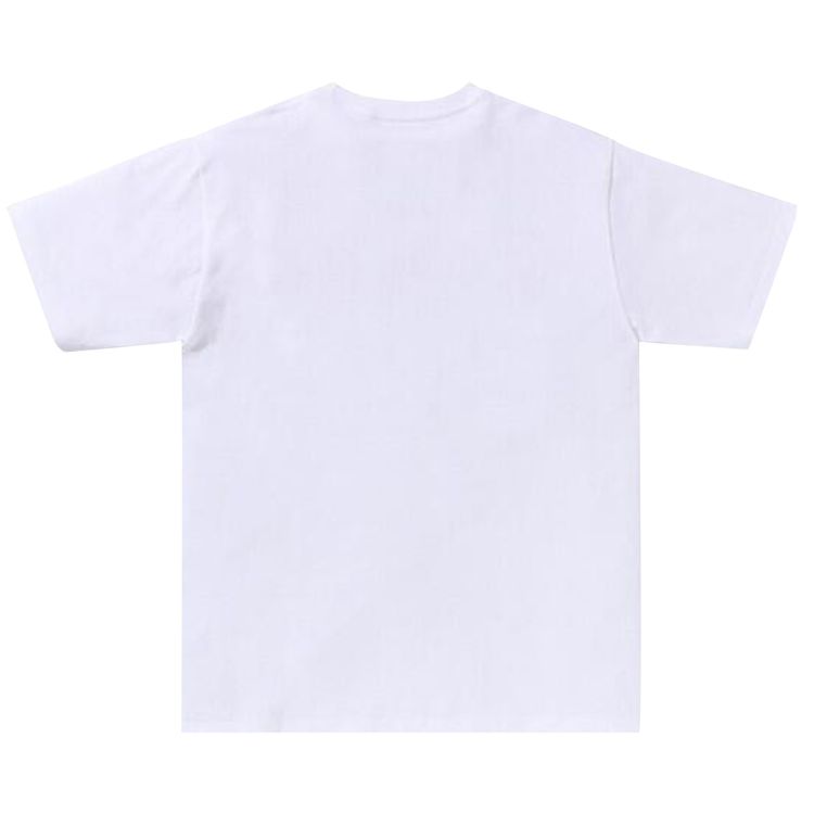 BAPE ABC Camo Sta College Tee WhiteBlue