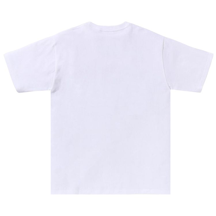 BAPE ABC Camo Sta College Tee WhiteGreen