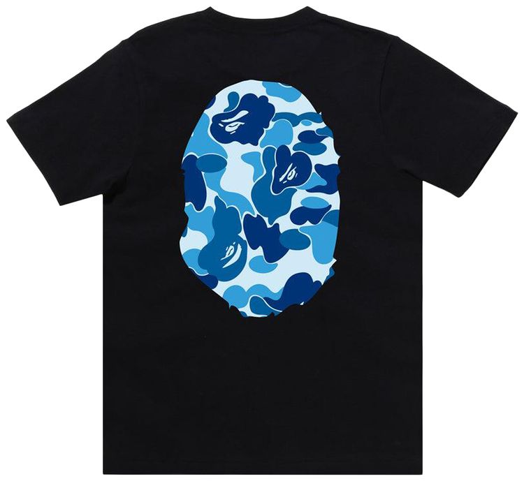 BAPE ABC Camo Big Ape Head Tee BlackBlue