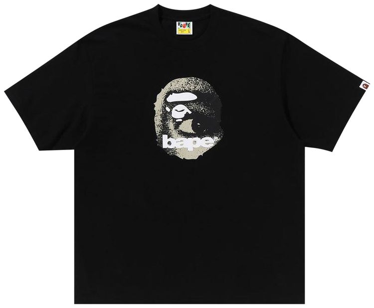 BAPE Ape Head Relaxed Fit Tee Black