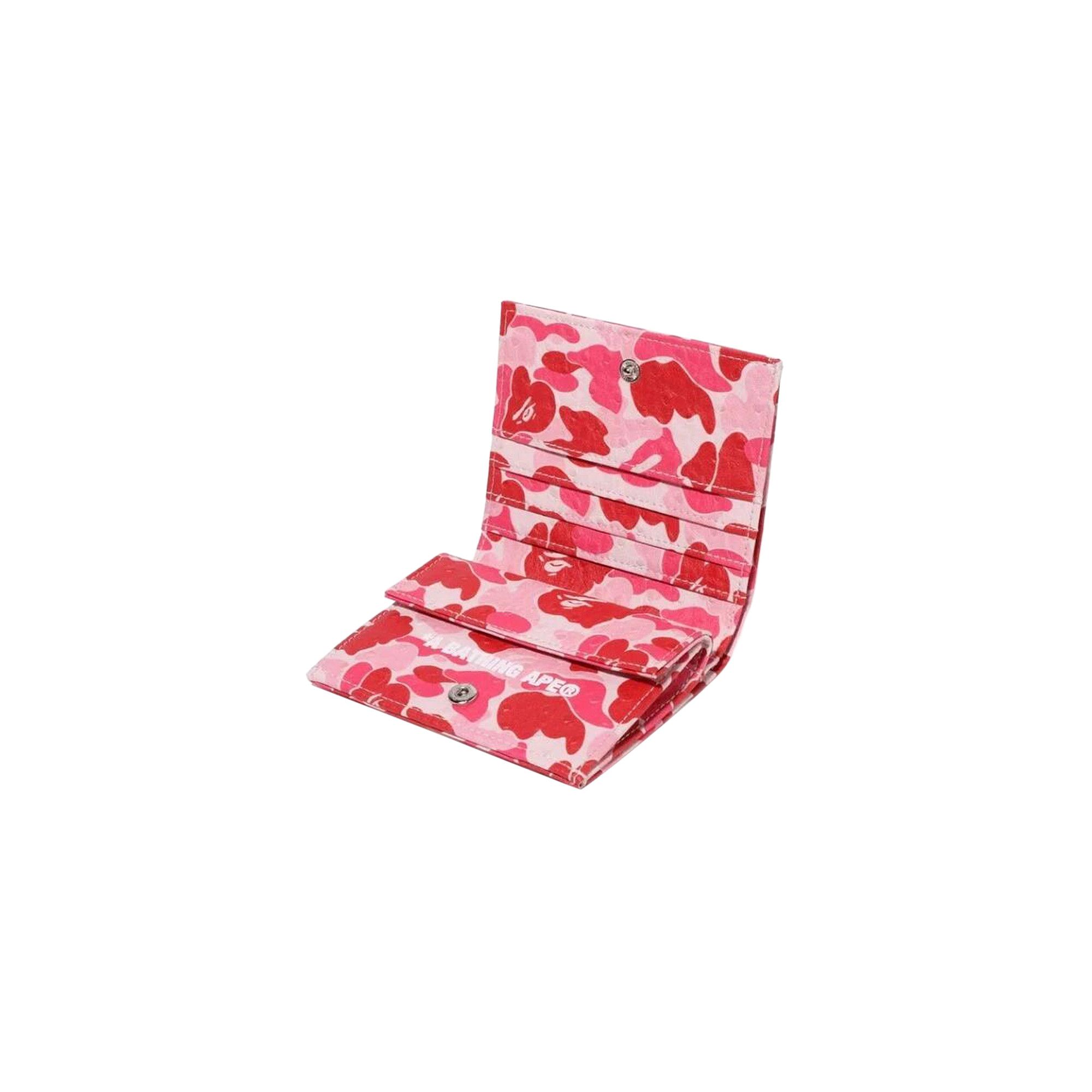 Buy BAPE ABC Camo Mini Wallet 'Pink' - 1L80 190 014 PINK | GOAT