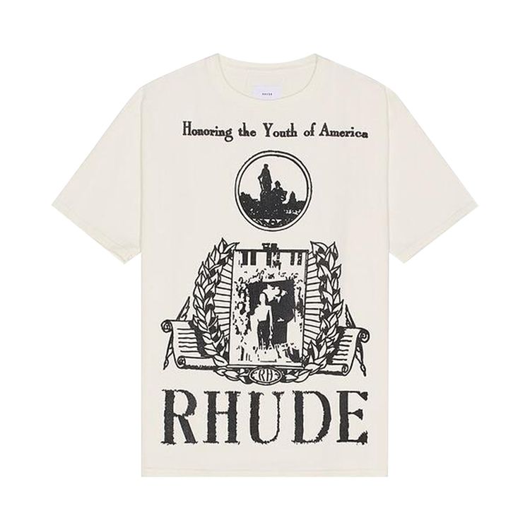 Rhude Youth Of America Tee White