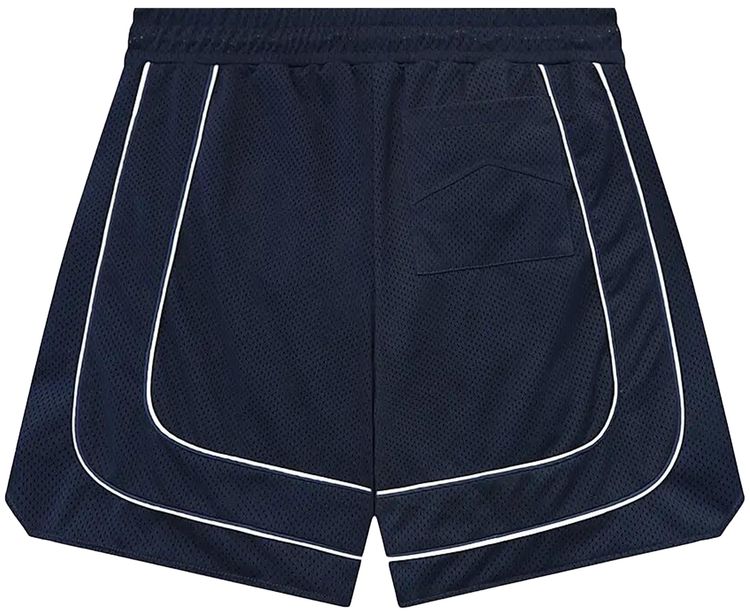 Rhude Baggy Collegiate Logo Short Blue
