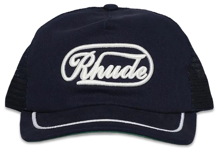 Rhude Patch Trucker Hat Blue