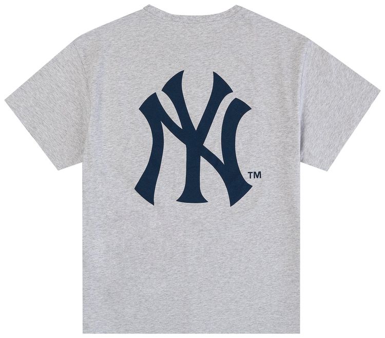 Eric Emanuel EE Yankees T Shirt Heather Grey