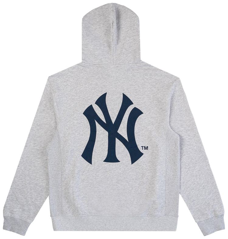 Eric Emanuel EE Yankees Hoodie Heather Grey