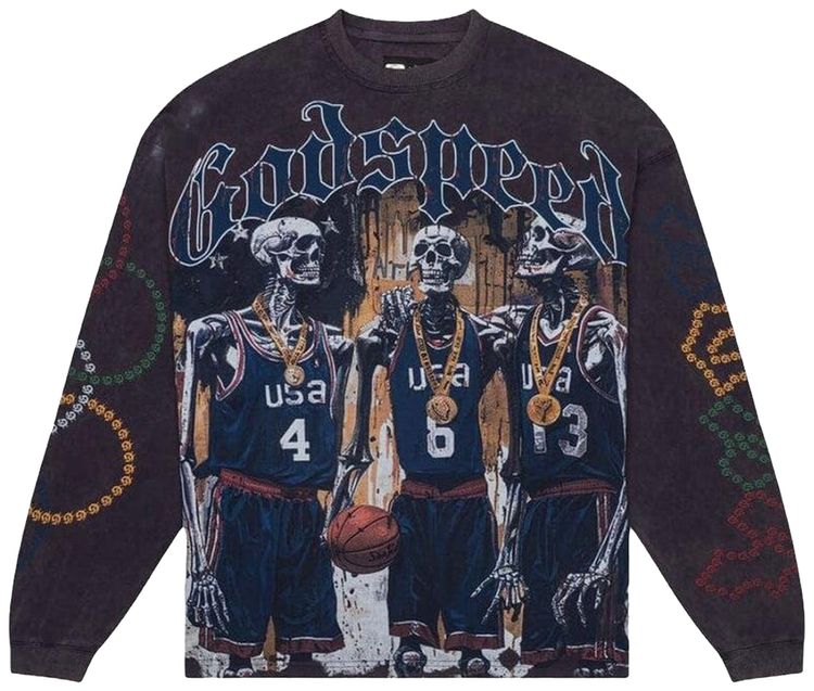 Godspeed DreamTeam 24 Long Sleeve T Shirt Vintage Navy