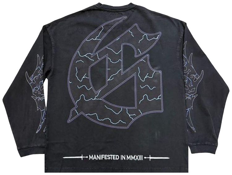 Godspeed BMX Long Sleeve T Shirt Black Wash