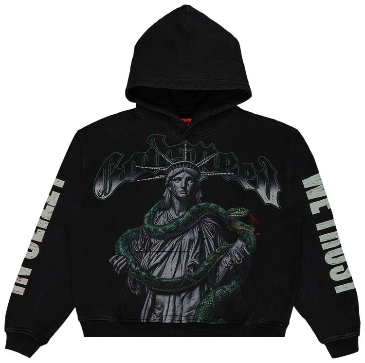 Godspeed Top 5 Slizzy VVS Hoodie Black Wash