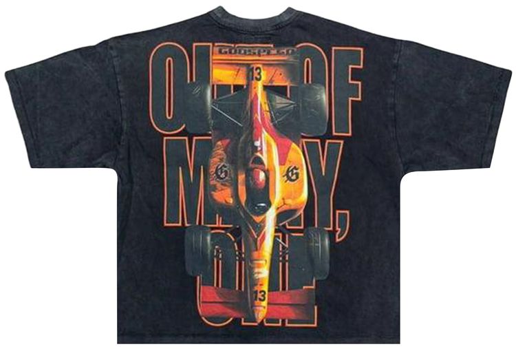Godspeed F1 Finishline T Shirt Black Wash