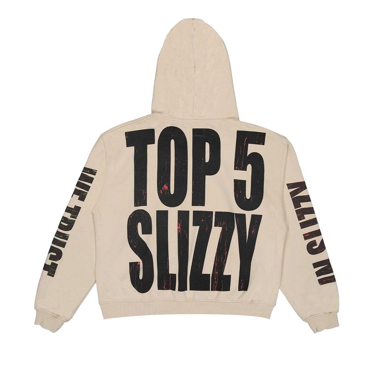 Godspeed Top 5 Slizzy VVS Hoodie Bone