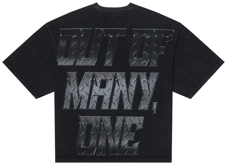 Godspeed Steel Sharpens Steel T Shirt Black Wash