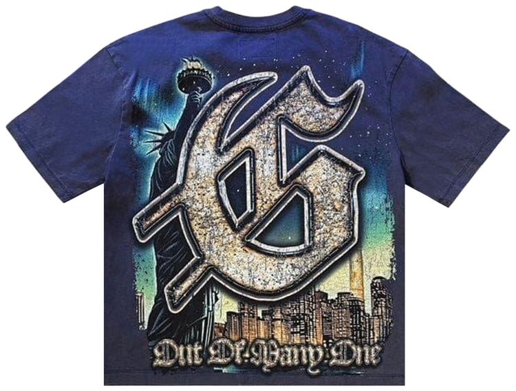 Godspeed Sightseeing T Shirt Navy Wash