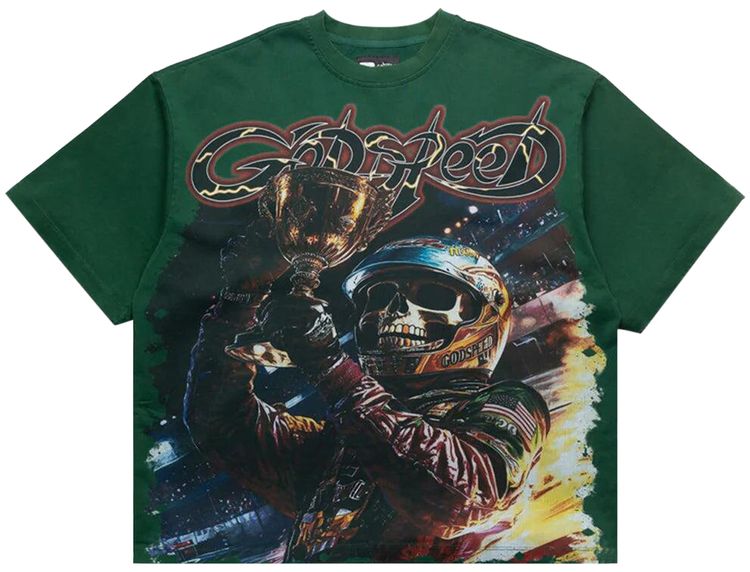 Godspeed Podium Dreams T Shirt Green