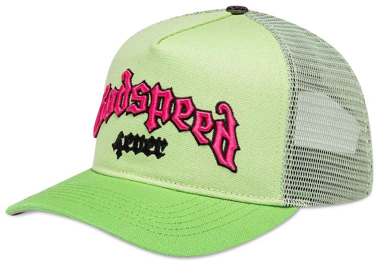 Godspeed Forever Trucker Hat LimePink