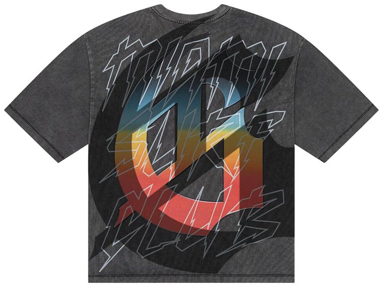 Godspeed Miami Surf Club T Shirt Grey Wash