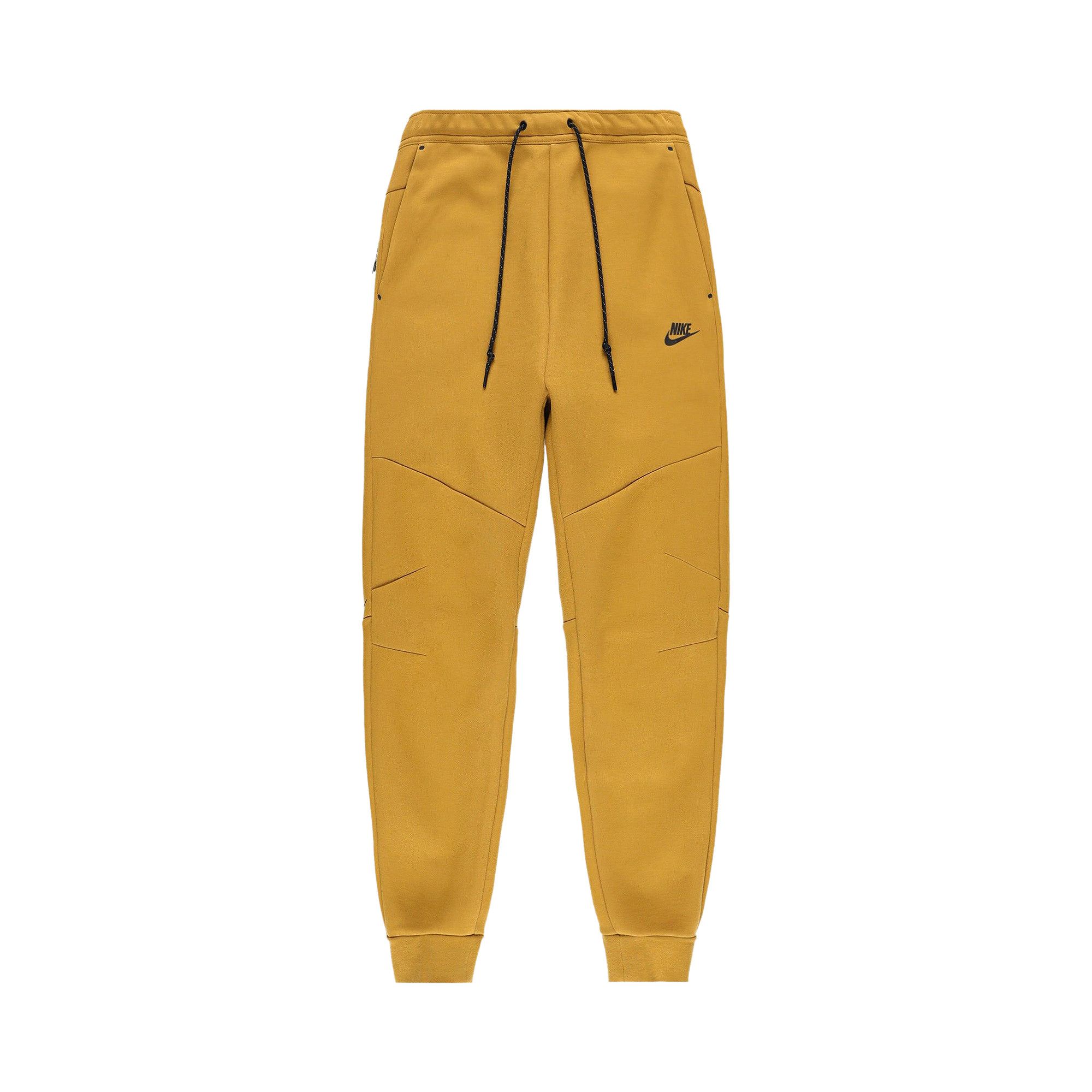 nike tech yellow tracksuit