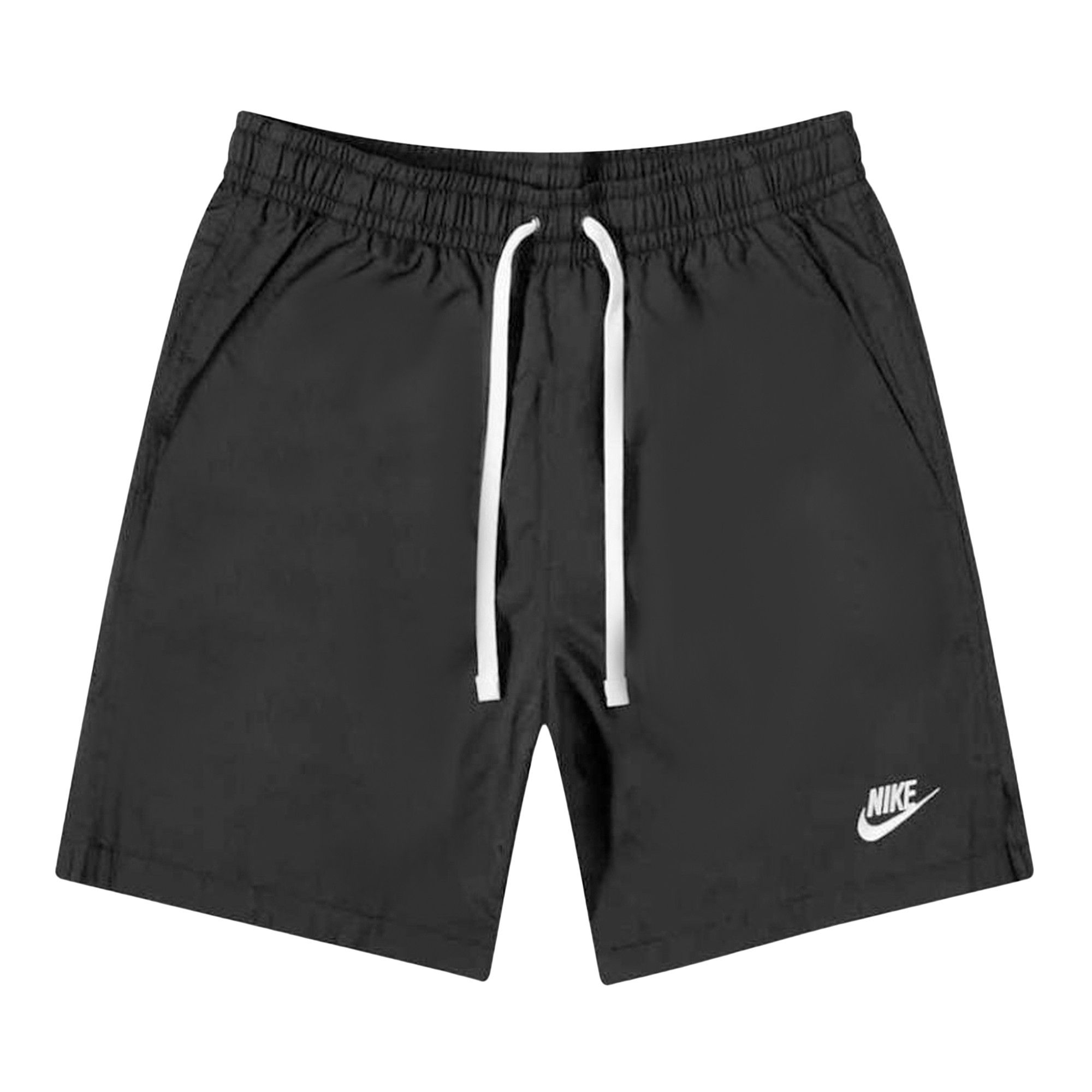 nike flow woven shorts black