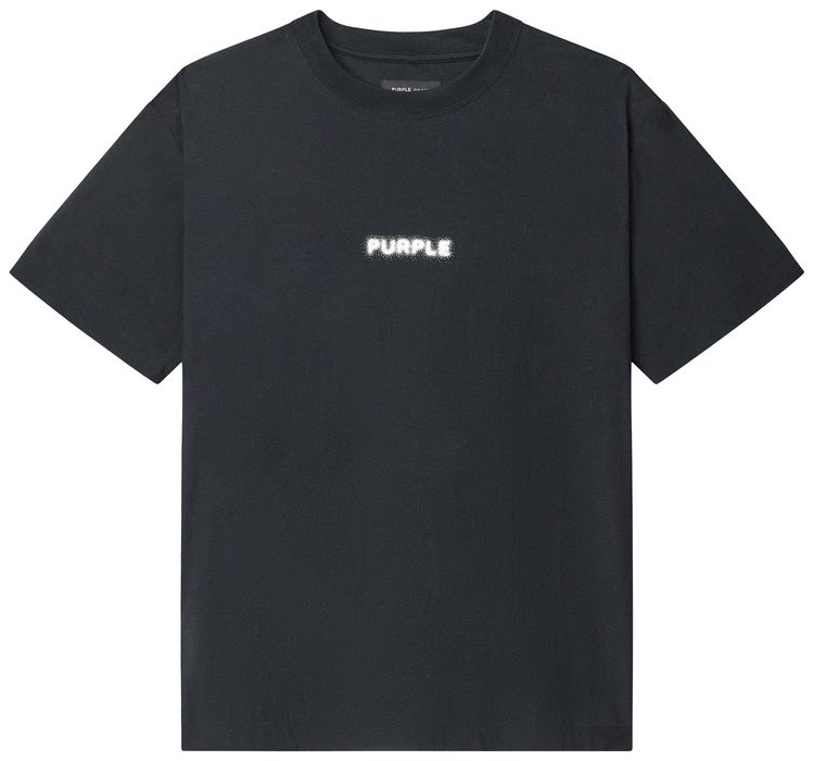 PURPLE BRAND Pixelated Tee Black