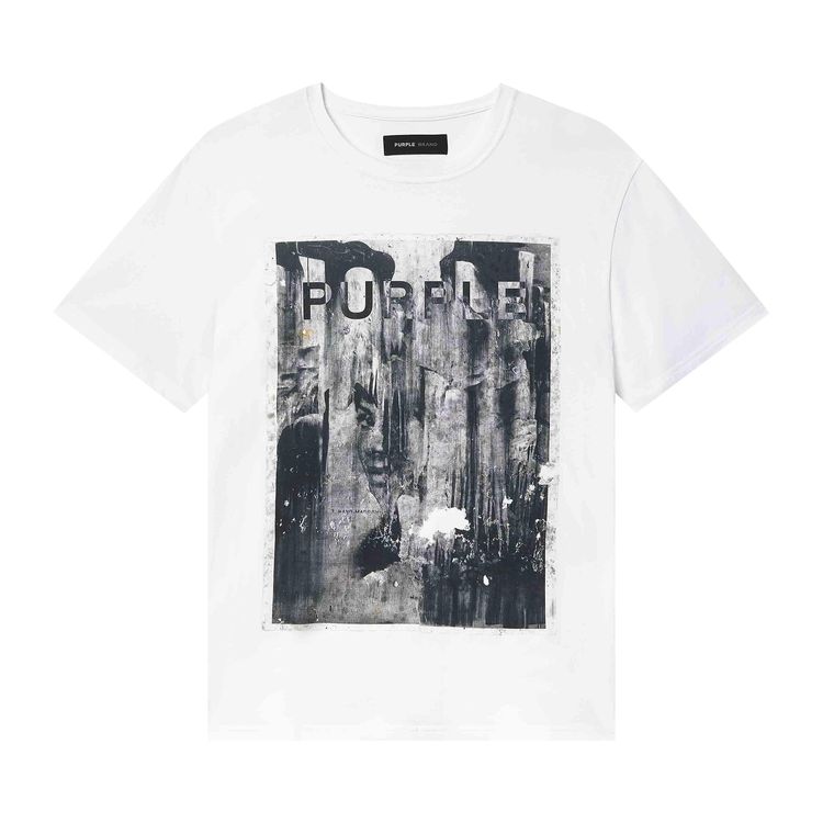 PURPLE BRAND Parking Lot Tee White
