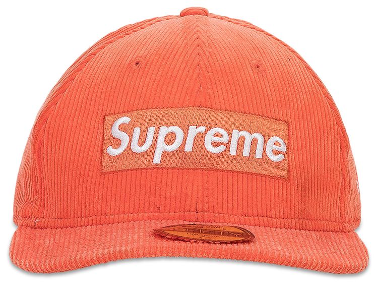 Supreme x New Era Logo Cap Orange