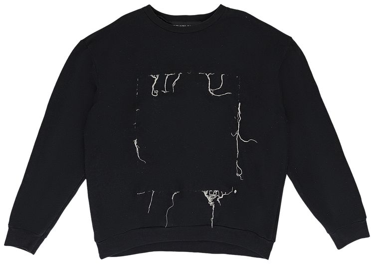 Enfants Riches Deprimes Loose Threads Crewneck Black