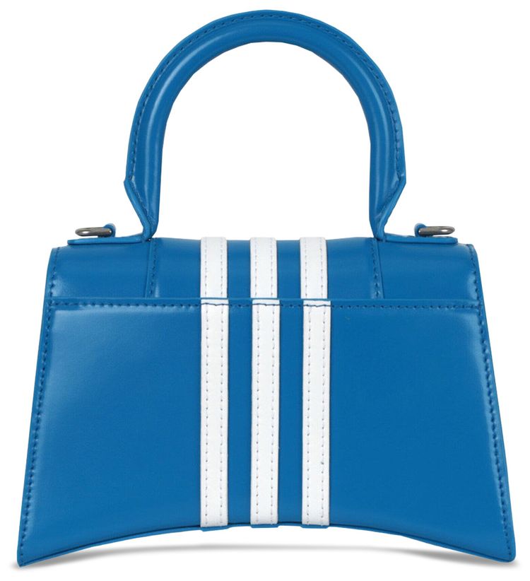 Balenciaga x Adidas Hourglass Top Handle Bag BlueWhite