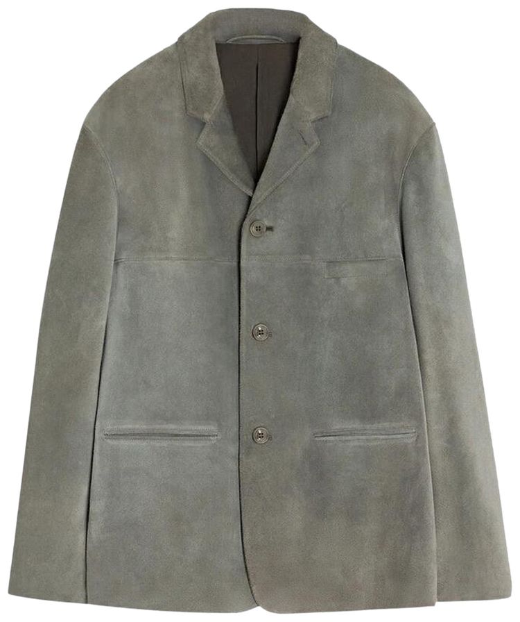 Lemaire Suede SB Jacket Pebble Gray