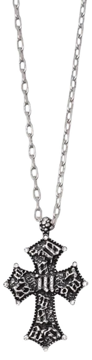 MISBHV Preacher Vintage Chain Necklace Pewter