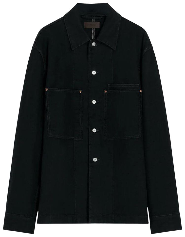 Lemaire Workwear Overshirt Black