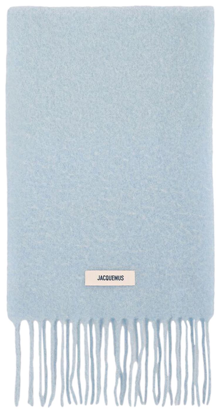 Jacquemus L Echarpe Carro Scarf Pale Lilac