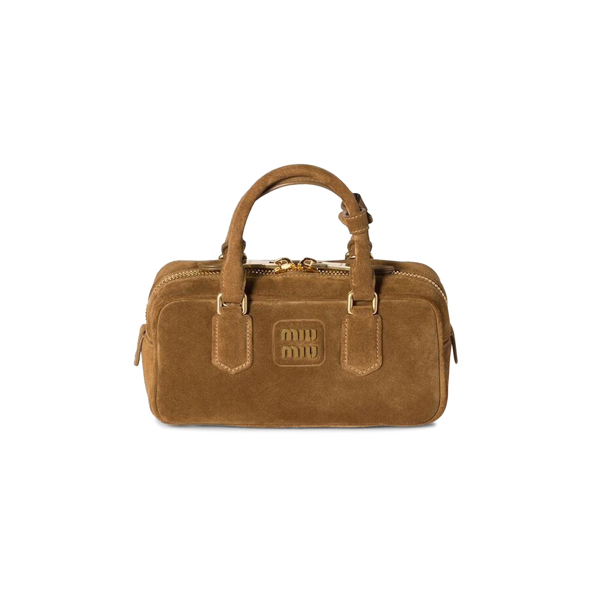 Buy Miu Miu Arcadie Padded Leather Bag 'Oliva' - 5BB148 2CS4 F0393
