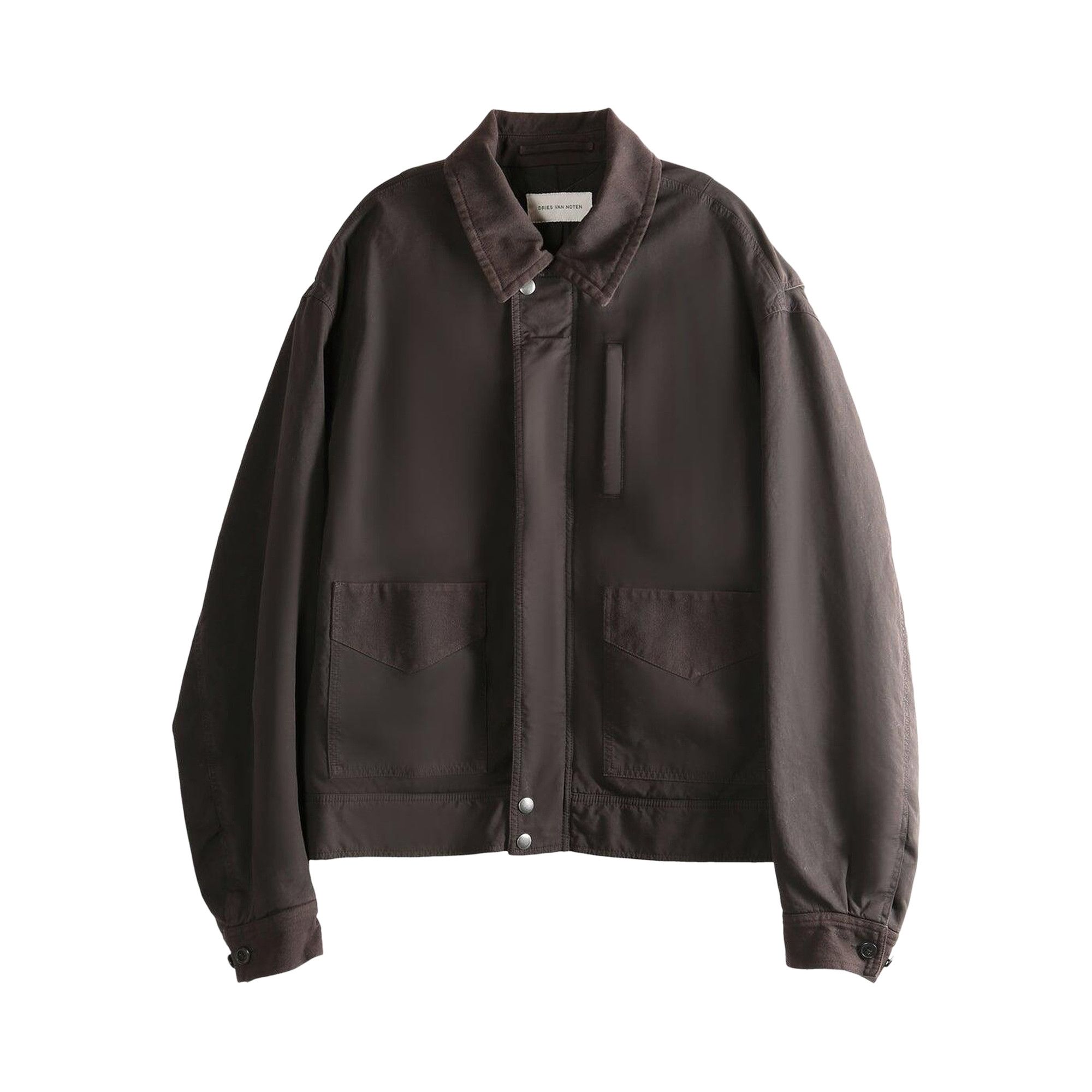 Buy Dries Van Noten Veperny Tris Gd Jacket 'Brown' - 252 Buy Dries Van Noten Veperny Tris Gd Jacket 'Brown' - 252