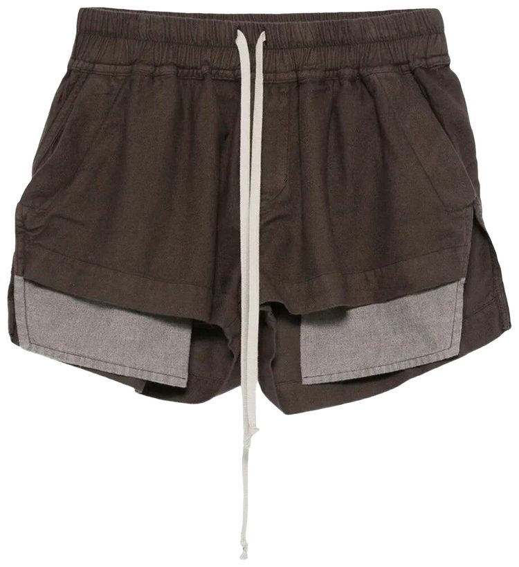 Rick Owens DRKSHDW Light Flannel Fog Boxers Dark Dust
