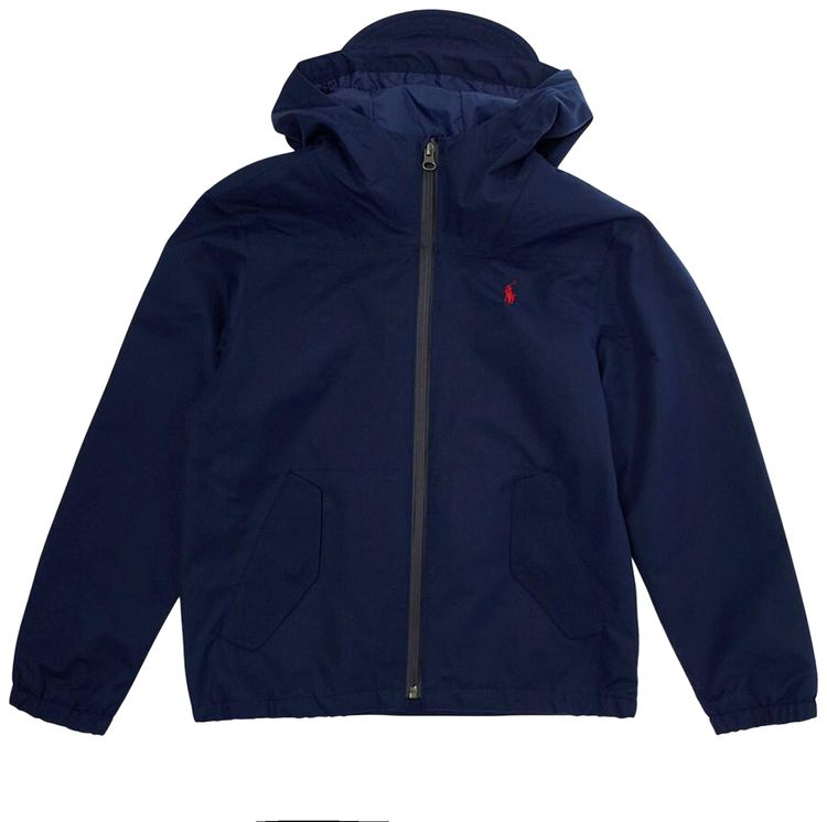 Polo Ralph Lauren Recycled Polyester Portland Shell Windbreaker Jacket Newport Navy