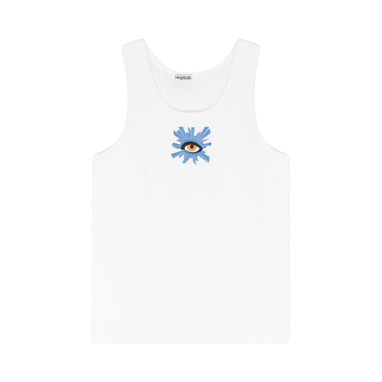 HOUSE OF ERRORS All Seeing Tank Top White