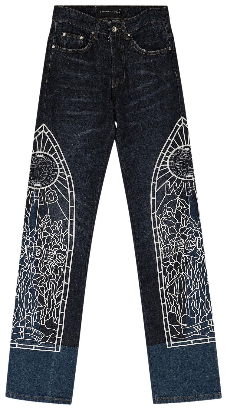 Who Decides War Cowboy Straight Fit Jeans Indigo