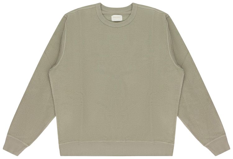 Aime Leon Dore Herringbone Terry Sweatshirt Tan