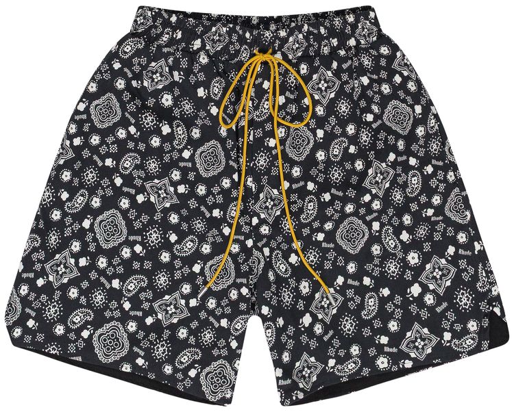 Rhude Bandana Shorts Grey