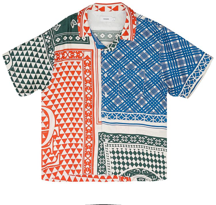 Rhude Card Button Down Shirt Multicolor