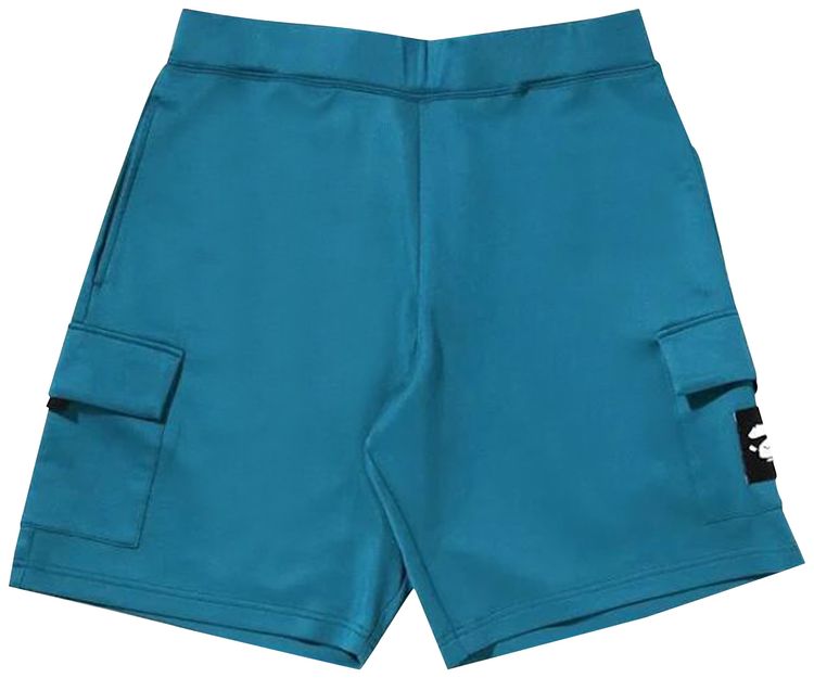 BAPE Wide Fit Double Knit Shorts Blue