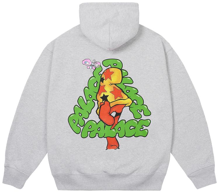 Palace Mark Bode Hood Grey Marl