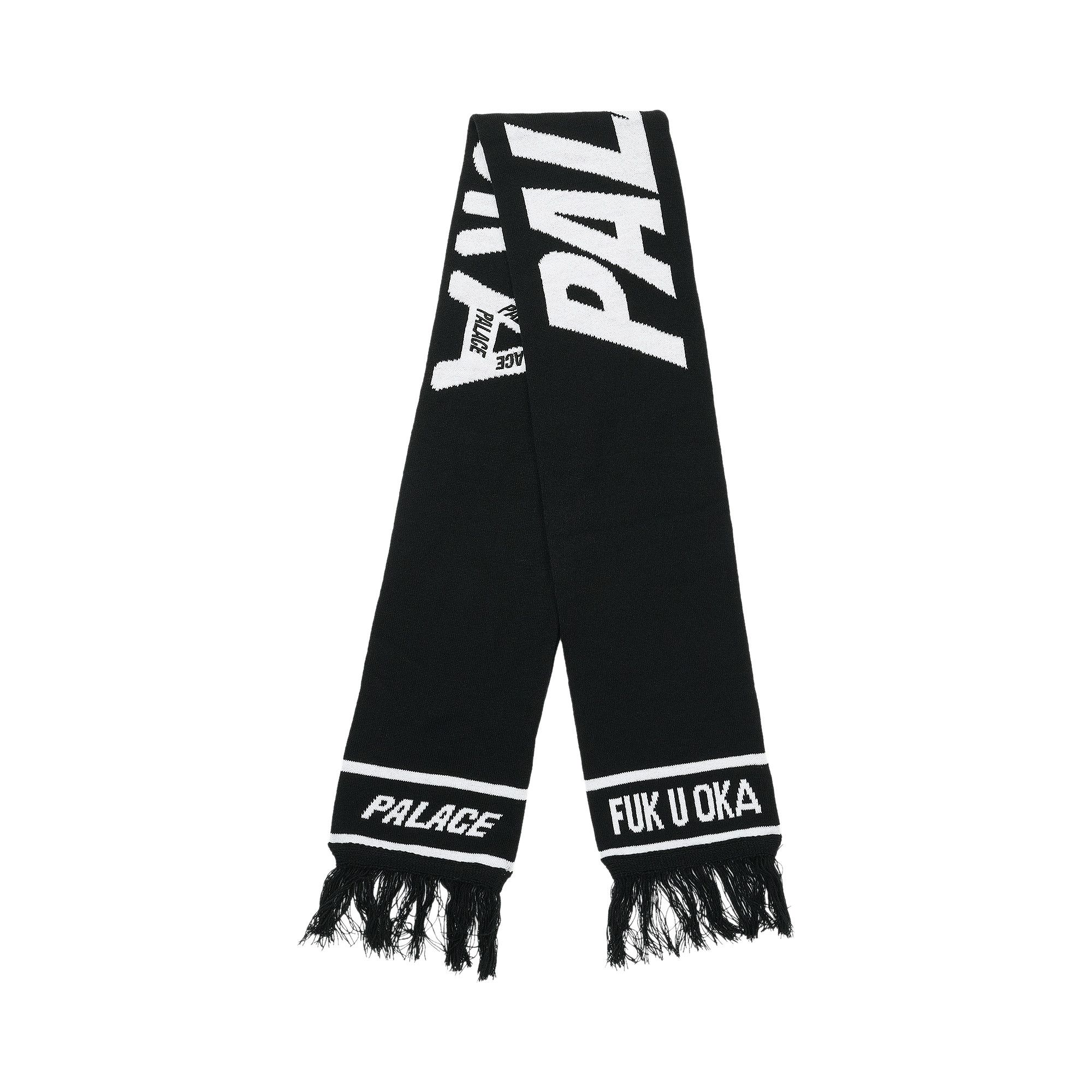 Buy Palace Fukuoka Scarf 'Black' - P29ACC113 | GOAT