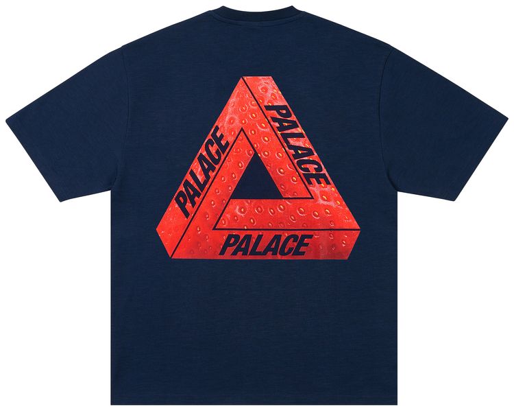 Palace Fukuoka Tri Ferg T Shirt Navy