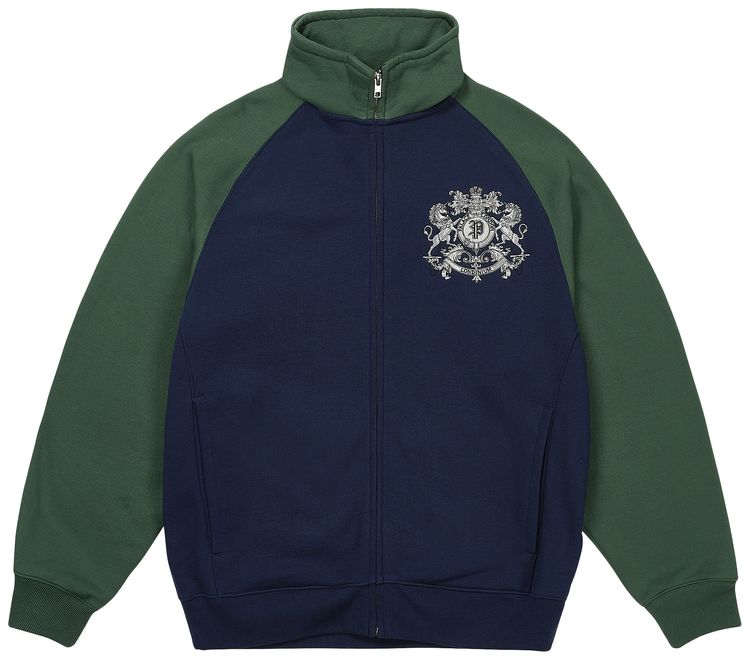 Palace Crest Sweat NavyRacey Green
