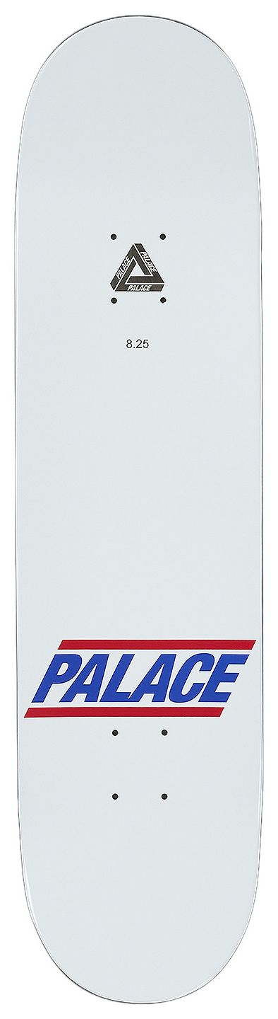 Palace Jahmir Pro S41 825 Skateboard Deck White