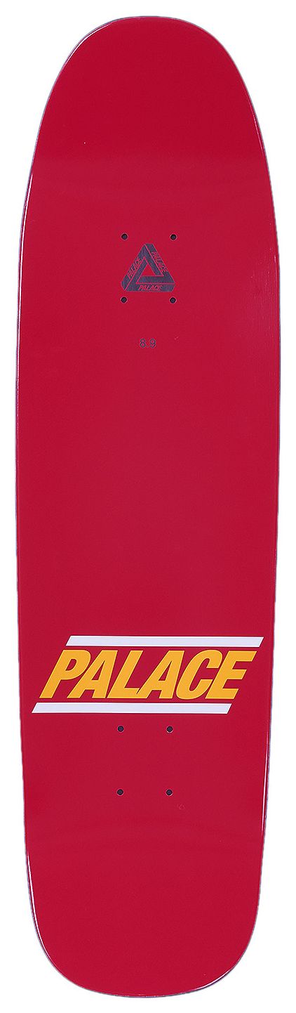 Palace Heitor Pro S41 89 Skateboard Deck Red